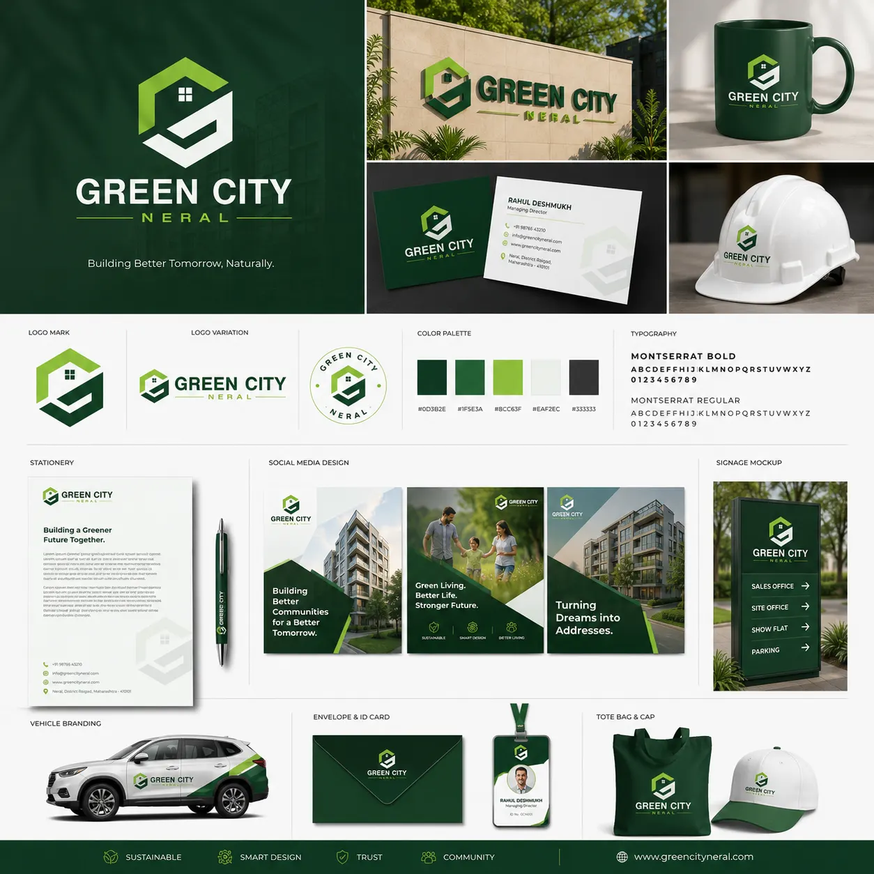 Green City - Brand Identity Kit Green City brand identity kit by AVFX Sign